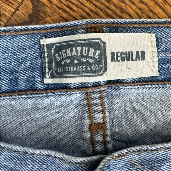 Levi Strauss Signature MENS Jeans Regular 36x29 Denim Jeans - Picture 6 of 7